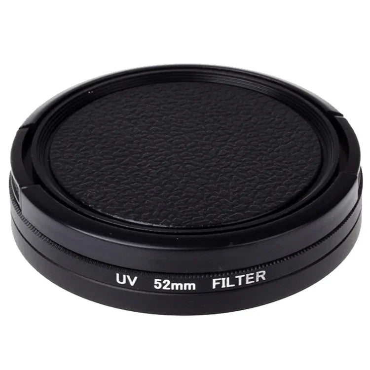 ฟิลเตอร์เลนส์ UV ขนาด 52 มม. พร้อมฝาปิด สำหรับ Xiaomi Xiaoyi 4K+ / 4K, Xiaoyi Lite, กล้องกีฬา Xiaoyi, ฟิลเตอร์ UV 52 มม.