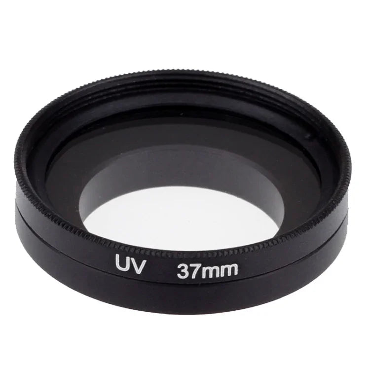 ฟิลเตอร์เลนส์ UV ขนาด 37 มม. พร้อมฝาปิด สำหรับ Xiaomi Xiaoyi 4K+ / 4K, Xiaoyi Lite, กล้องกีฬา Xiaoyi, ฟิลเตอร์ UV 37 มม.