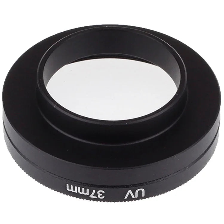 ฟิลเตอร์เลนส์ UV ขนาด 37 มม. พร้อมฝาปิด สำหรับ Xiaomi Xiaoyi 4K+ / 4K, Xiaoyi Lite, กล้องกีฬา Xiaoyi, ฟิลเตอร์ UV 37 มม.