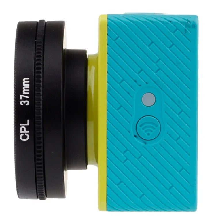 ฟิลเตอร์เลนส์ CPL ขนาด 37 มม. แบบวงกลมพร้อมฝาครอบ สำหรับ Xiaomi Xiaoyi 4K+ / 4K, Xiaoyi Lite, Xiaoyi Sport Camera, ฟิลเตอร์ CPL 37 มม.