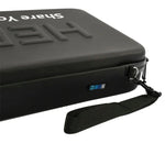กระเป๋าเดินทางกันน้ำกันกระแทกแบบพกพาสำหรับอุปกรณ์เสริมกล้องแอคชั่น GoPro, Insta360, DJI และอื่นๆ ขนาด: 32 ซม. x 22 ซม. x 7 ซม.