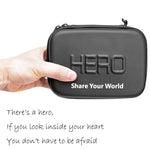 กระเป๋าเดินทางกันน้ำกันกระแทกแบบพกพาสำหรับอุปกรณ์เสริมกล้องแอคชั่น GoPro, Insta360, DJI และอื่นๆ ขนาด: 32 ซม. x 22 ซม. x 7 ซม.