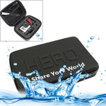 กระเป๋าเดินทางกันน้ำกันกระแทกแบบพกพาสำหรับอุปกรณ์เสริมกล้องแอคชั่น GoPro, Insta360, DJI และอื่นๆ ขนาด: 16 ซม. x 12 ซม. x 7 ซม.