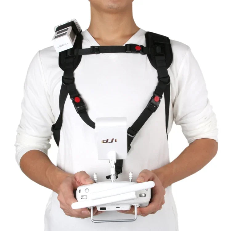 กระเป๋าสะพายไหล่แบบพกพา พร้อมสายรัดคออเนกประสงค์ สำหรับ Dji Phantom 3 / 2 / 1 / Vision+ ใช้สำหรับควบคุมโดรน, รีโมทคอนโทรลเลอร์, แบตเตอรี่, ใบพัด