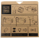 โปรเจคเตอร์สมาร์ทโฟนกระดาษแข็ง / โปรเจคเตอร์มือถือ DIY โรงภาพยนตร์พกพา, S-DMP-0016Z, S-DMP-0016