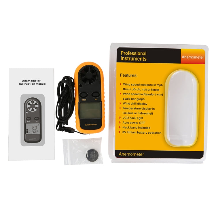 AR-816 เทอร์โมมิเตอร์อิเล็กทรอนิกส์ดิจิทัลพร้อมเครื่องวัดลม, AR-816