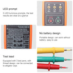 SM852B เครื่องทดสอบการหมุน 3 เฟส ตัวบ่งชี้ เครื่องตรวจจับ เครื่องวัด