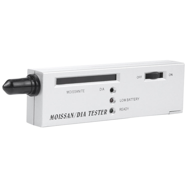 เครื่องทดสอบโมอีซาไนต์ / เพชรแบบพกพา, แบตเตอรี่ DC 9V, เครื่องทดสอบ I