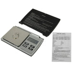 เครื่องชั่งดิจิตอลแบบเปิดฝาพับ 100g / 0.01g พร้อมหน้าจอ LCD มีไฟแบ็คไลท์, 100g / 0.01g