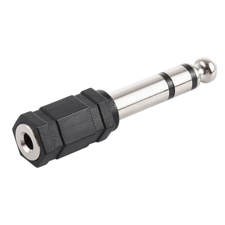 อะแดปเตอร์แจ็คสเตอริโอ 6.35mm ตัวผู้เป็น 3.5mm ตัวเมีย