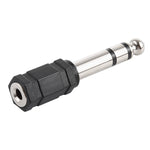 อะแดปเตอร์แจ็คสเตอริโอ 6.35mm ตัวผู้เป็น 3.5mm ตัวเมีย