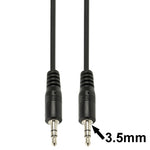 สายเสียงสเตอริโอปลั๊กมินิ 3.5mm ตัวผู้ ความยาว: 3m ความยาว: 3m (สีดำ)