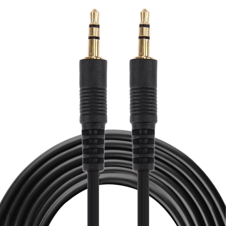 สาย Aux สายเสียงสเตอริโอปลั๊กมินิ 3.5mm ตัวผู้ ความยาว: 3m (สีดำ + ขั้วชุบทอง) ความยาว: 3m สีดำ (ชุบทอง)