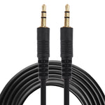 สาย Aux สายเสียงสเตอริโอปลั๊กมินิ 3.5mm ตัวผู้ ความยาว: 3m (สีดำ + ขั้วชุบทอง) ความยาว: 3m สีดำ (ชุบทอง)