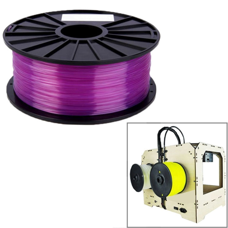 เส้นพลาสติก PLA 1.75 มม. แบบใสสำหรับเครื่องพิมพ์ 3D