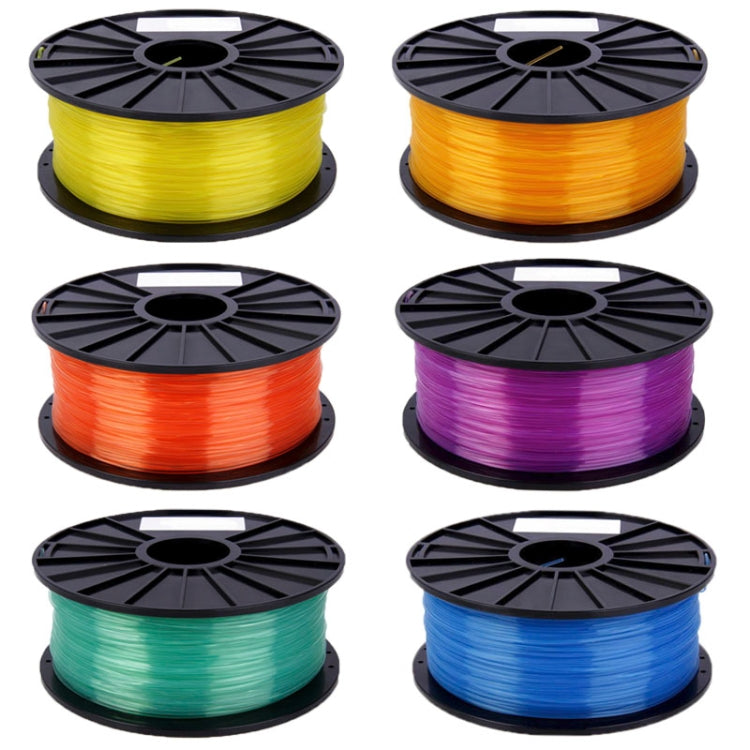 เส้นพลาสติก PLA 1.75 มม. แบบใสสำหรับเครื่องพิมพ์ 3D
