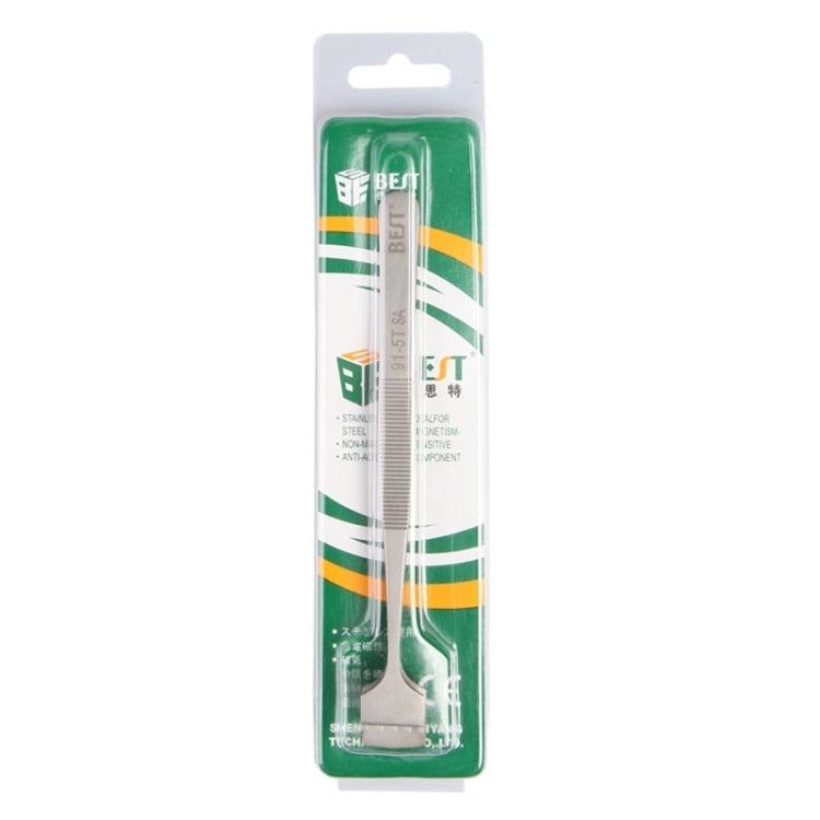 แหนบ BEST BST-91-5T SA สแตนเลสมืออาชีพ สำหรับเวเฟอร์ซิลิคอน, BST-91-5T