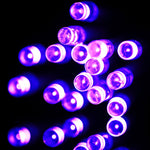สำหรับงานปาร์ตี้คริสต์มาส, 30 LED, แฟลช 2 โหมด, ใช้แบตเตอรี่, ไฟสีชมพู 3 ม., ไฟสีเขียว 3 ม., ไฟสีม่วง 3 ม., ไฟสีเหลือง 3 ม., ไฟสีน้ำเงิน 3 ม., ไฟขาวอุ่น 3 ม., ไฟขาว 3 ม.