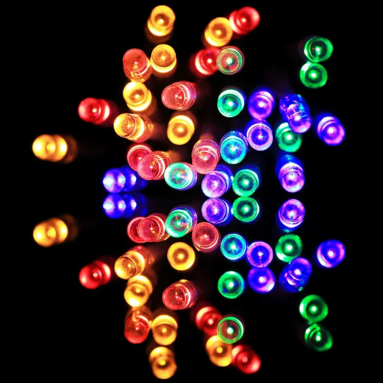 สำหรับงานปาร์ตี้คริสต์มาส, 30 LED, ไฟ RGB, แฟลช 2 โหมด, ใช้แบตเตอรี่, ไฟ RGB 4 สี 3 ม.