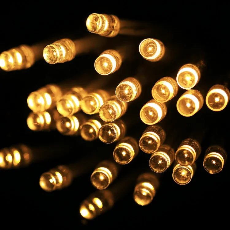 สำหรับงานปาร์ตี้คริสต์มาส, 20 LED แฟลช 2 โหมด, ใช้แบตเตอรี่, ไฟขาวอุ่น 2 ม., ไฟขาว 2 ม.