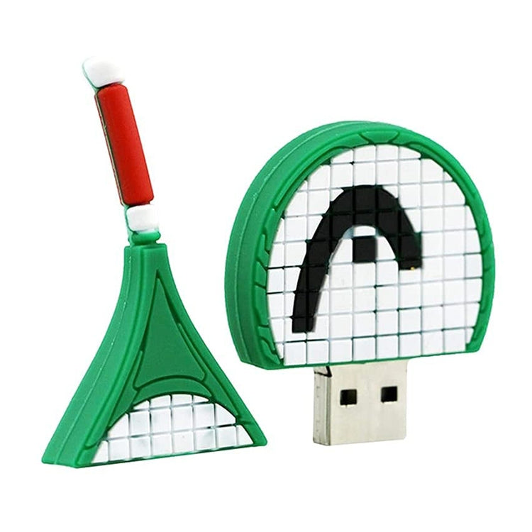 แฟลชไดรฟ์ USB รูปแร็กเก็ตเทนนิส (8 GB) 2GB, 4GB, 8GB
