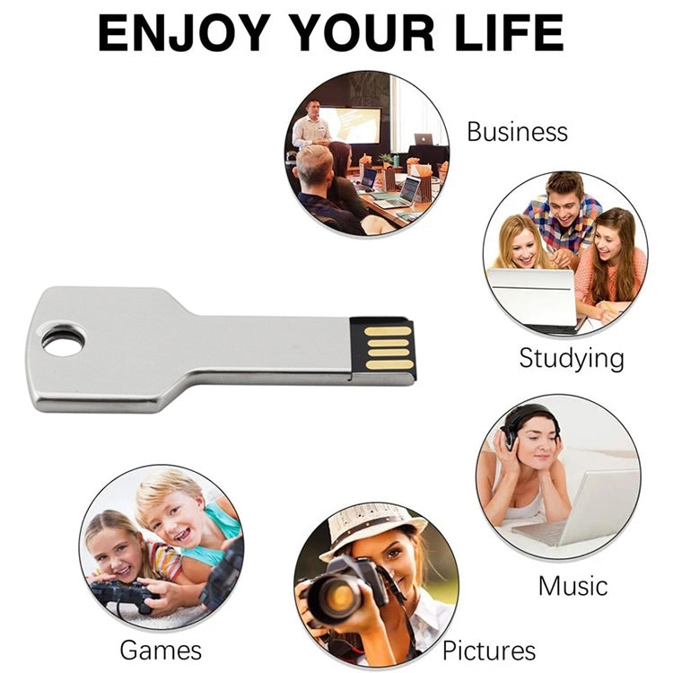 แฟลชไดรฟ์ USB แบบกุญแจ 2GB, 1GB, 2GB, 4GB, 8GB