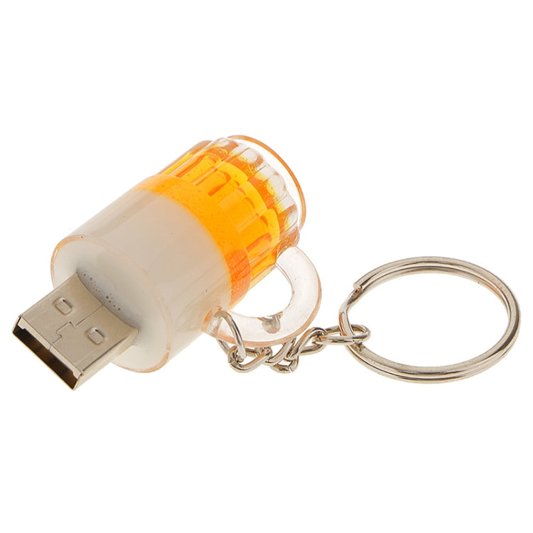 แฟลชไดรฟ์ USB รูปแบบพวงกุญแจเบียร์ ความจุ 16GB, 16GB