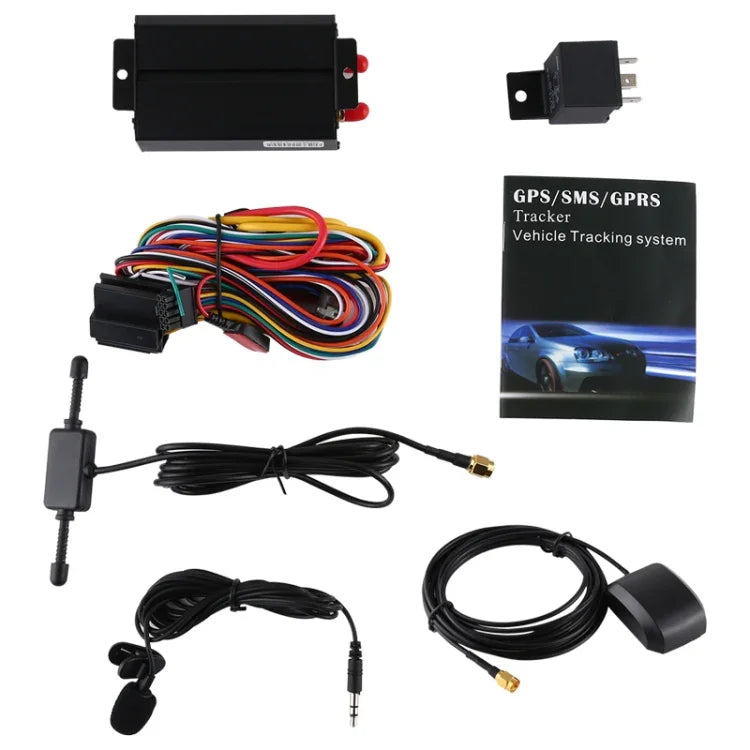 TK103A ระบบติดตามรถยนต์ GPS / SMS / GPRS รองรับซิมการ์ดคู่ ออกแบบเฉพาะสำหรับรถยนต์ แท็กซี่ รถบรรทุก, TK103A
