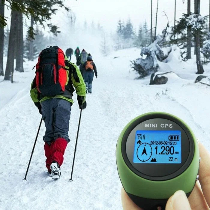 เครื่องติดตาม GPS แบบพกพา ขนาดเล็ก พร้อมพวงกุญแจ ชาร์จ USB สำหรับค้นหาตำแหน่ง เหมาะสำหรับเดินทางกลางแจ้ง (สีเขียว), เครื่องติดตามพวงกุญแจ