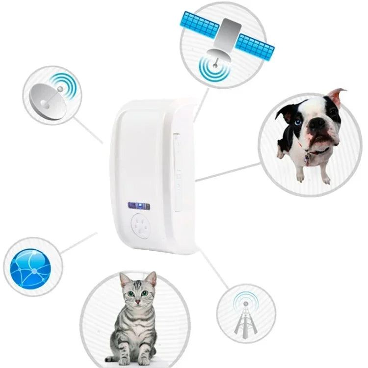 KH-909 เครื่องติดตาม GPS กันน้ำ IPX6 อเนกประสงค์ สำหรับสัตว์เลี้ยง / เด็ก / ผู้สูงอายุ, KH-909 สีขาว + ดำ, KH-909 สีขาว + น้ำเงิน