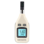 BENETECH GM1362 เครื่องวัดความชื้นและอุณหภูมิแบบดิจิทัลหน้าจอ 1.45 นิ้ว, GM1362