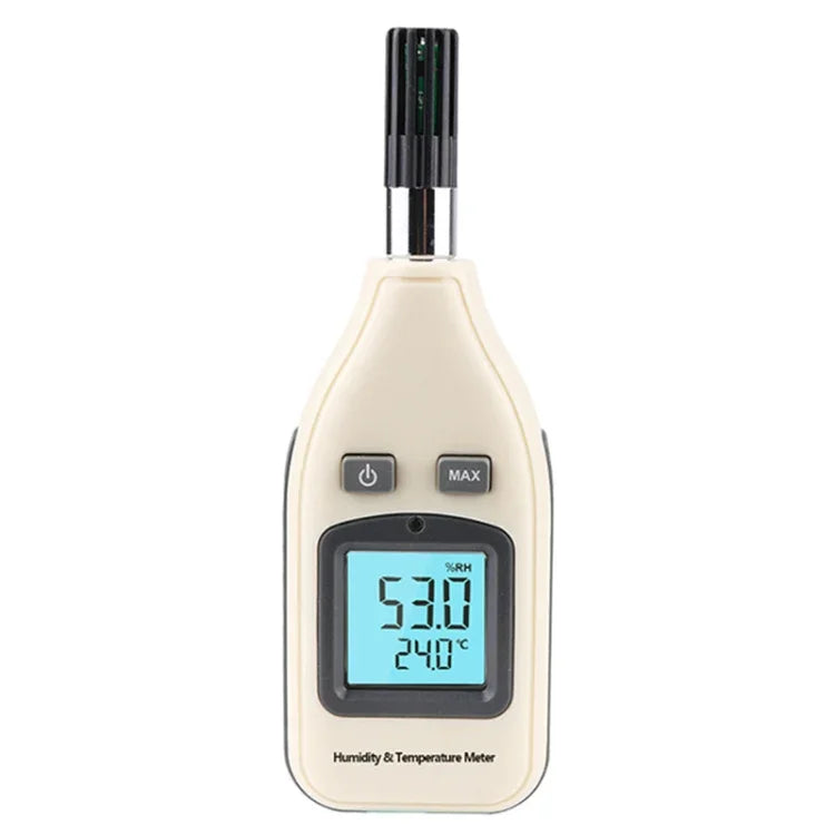 BENETECH GM1362 เครื่องวัดความชื้นและอุณหภูมิแบบดิจิทัลหน้าจอ 1.45 นิ้ว, GM1362