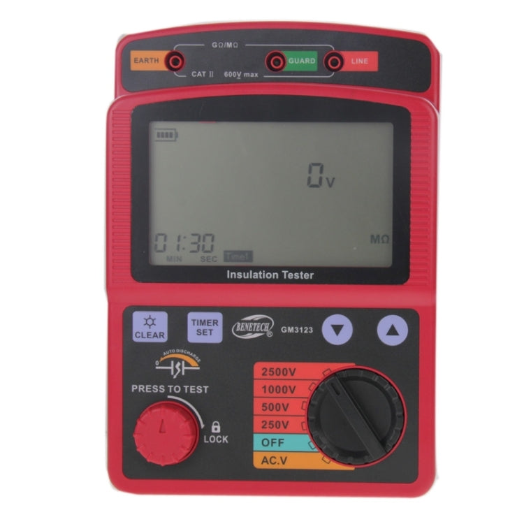 เครื่องทดสอบฉนวนแรงดันสูง BENETECH GM3123, GM3123