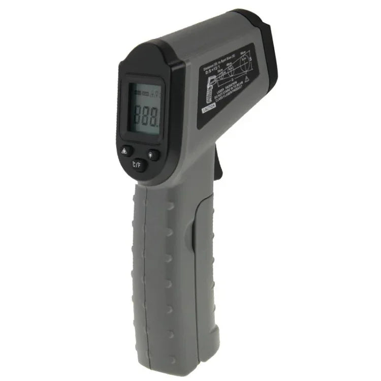 DT-8500 เทอร์โมมิเตอร์อินฟราเรดดิจิทัล LCD ช่วงอุณหภูมิ: -50-500 องศาเซลเซียส, DT-8500