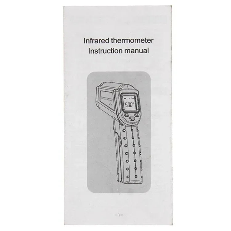 DT-8500 เทอร์โมมิเตอร์อินฟราเรดดิจิทัล LCD ช่วงอุณหภูมิ: -50-500 องศาเซลเซียส, DT-8500