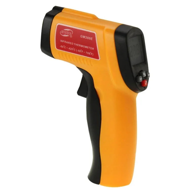 BENETECH GM300E เทอร์โมมิเตอร์อินฟราเรดเลเซอร์ดิจิทัล ช่วงอุณหภูมิ: -50-420 องศาเซลเซียส, GM300E