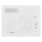 เครื่องวัดระยะด้วยอัลตราโซนิก CP-3001 พร้อมเทปวัดความยาว 1 เมตร