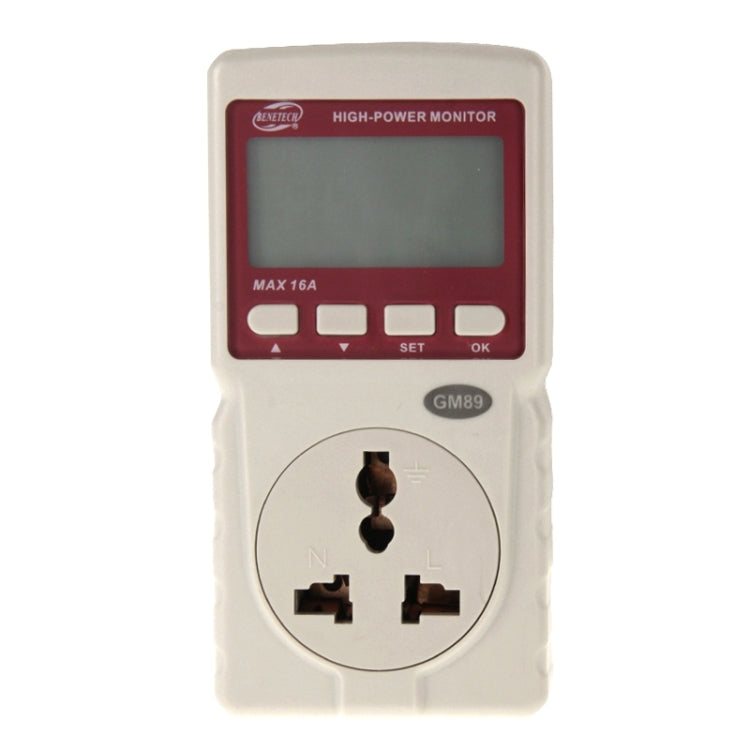 เครื่องตรวจสอบกำลังไฟสูง BENETECH GM89 ปลั๊ก US