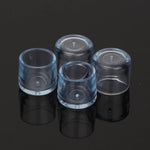 ฝาครอบเก้าอี้รูปทรงท่อ 4 ชิ้น เส้นผ่านศูนย์กลางภายใน: 21 มม., 21 มม.