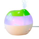 เครื่องเพิ่มความชื้นในอากาศ USB พร้อมไฟแสดงสถานะสีแดงขนาดเล็กและสวิตช์ปรับปริมาณไอน้ำ (สีขาว + เขียว), เครื่องเพิ่มความชื้น USB