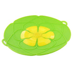 ฝาหม้อซิลิโคนกันหก กันลม และทนความร้อนใหม่ (ส่งสีสุ่ม)