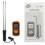 เครื่องวัดความชื้นเมล็ดพืชดิจิตอลคุณภาพสูง BENETECH GM640 พร้อมหน้าจอ LCD