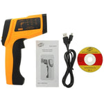 BENETECH GM1651 ปืนวัดอุณหภูมิอินฟราเรดแบบดิจิทัลหน้าจอ USB แบบมือถือ ช่วงวัด: -30~1650C, GM1651