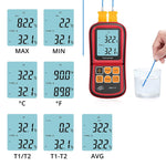 เครื่องวัดอุณหภูมิเทอร์โมคัปเปิล BENETECH GM1312 หน้าจอ LCD 2.4 นิ้ว วัดได้ J, K, T, E, N และ R ช่วงวัด -50 ถึง 300 องศาเซลเซียส