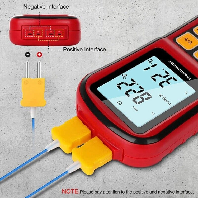 เครื่องวัดอุณหภูมิเทอร์โมคัปเปิล BENETECH GM1312 หน้าจอ LCD 2.4 นิ้ว วัดได้ J, K, T, E, N และ R ช่วงวัด -50 ถึง 300 องศาเซลเซียส