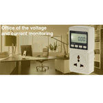 BENETECH GM86 เครื่องวัดพลังงานไมโครพร้อมจอ LCD สูงสุด 10A ปลั๊ก EU