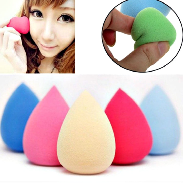 ฟองน้ำแต่งหน้ารูปหยดน้ำสำหรับผิวหน้า Great Beauty ผสมรองพื้นเรียบเนียน แผ่นสำลีทำความสะอาดเครื่องสำอาง ส่งสีสุ่ม, S-HCB-1104B, S-HCB-1104F, S-HCB-1104L, S-HCB-1104M, S-HCB-1104W, S-HCB-1104Y
