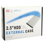 เคสฮาร์ดไดรฟ์ SATA ขนาด 2.5 นิ้ว ขนาด 126mm x 75mm x 13mm, SATA (สีดำ), SATA (สีเงิน), SATA (สีน้ำเงิน), SATA (สีแดง)