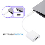 สำหรับ Macbook 12 นิ้ว / Chromebook Pixel 2015, HDMI หญิง (สีขาว)