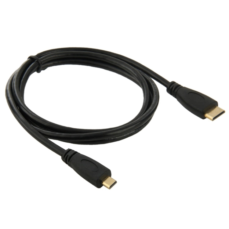สายแปลง Mini HDMI ตัวผู้เป็น Micro HDMI ตัวผู้ ยาว 1 เมตร